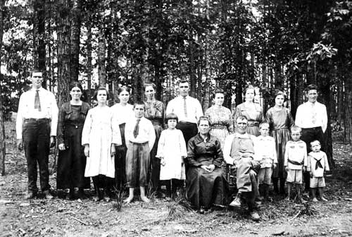 Fleet and Minnie Simpson's family