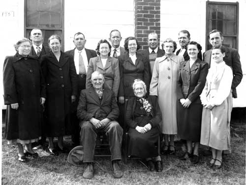Fleet and Millie Simpson's family