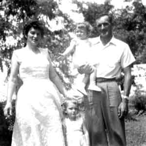 Jep, Johnnie Simpson and family