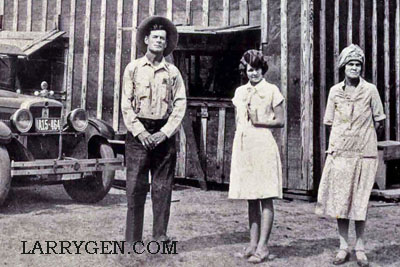 Peter Simpson, Sylvia Simpson and Cora McClung